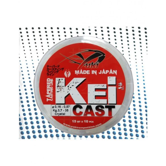 Yuki Kei Cast tapered leader 0,18-0,33mm