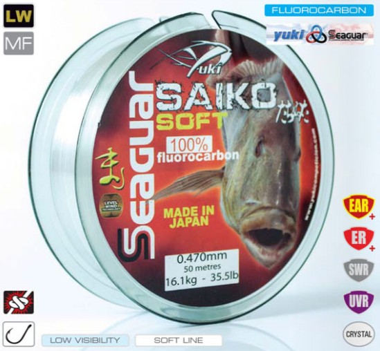 Fluorocarbone SEAGUAR YUKI NEOX – 0.14 Mm / 50M – Résistance 3.40 Kg