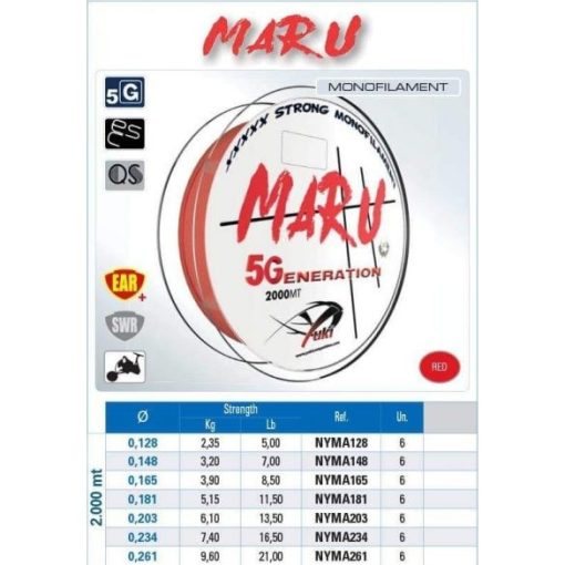 Yuki Maru 0,18mm 2000m